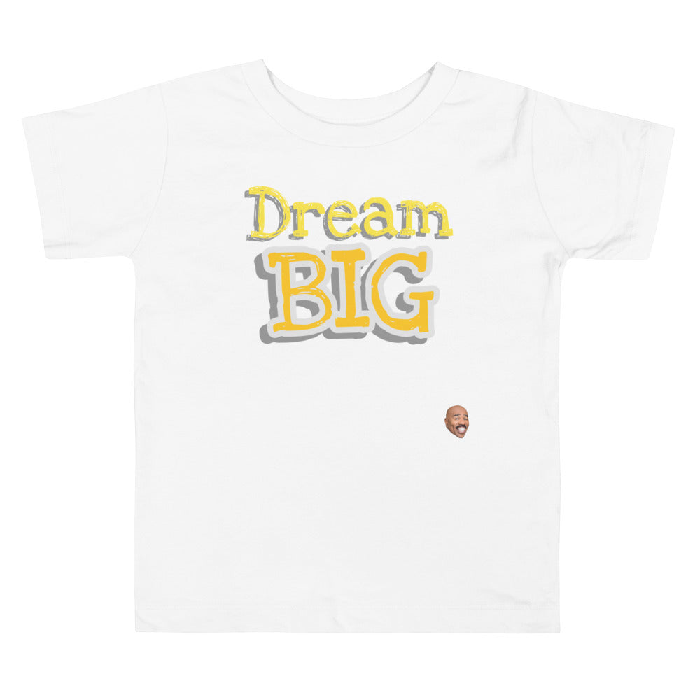 White Toddler T-Shirt with The words 