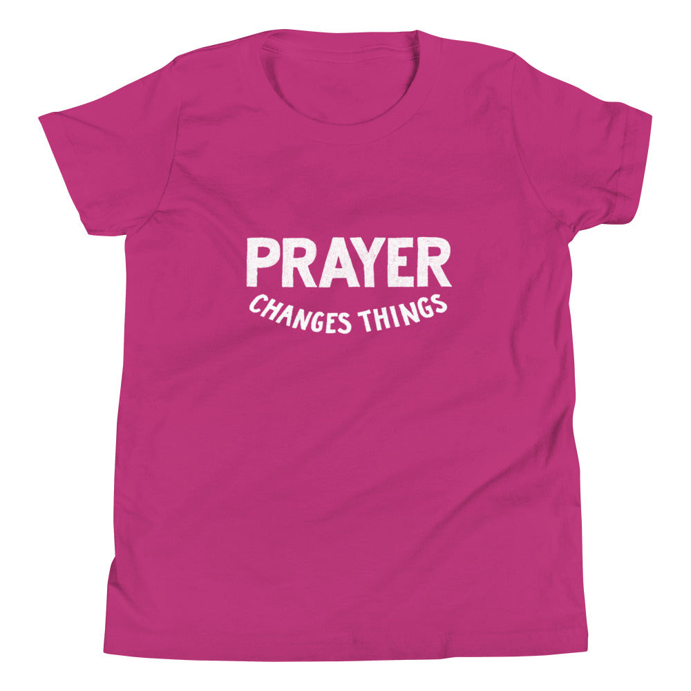 Prayer Changes Things Youth T-Shirt