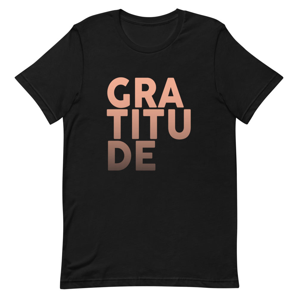 Ombre Gratitude Short-Sleeve Unisex T-Shirt
