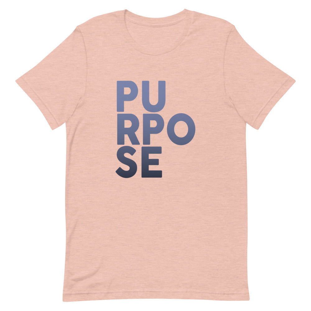 Ombre Purpose Short-Sleeve Unisex T-Shirt
