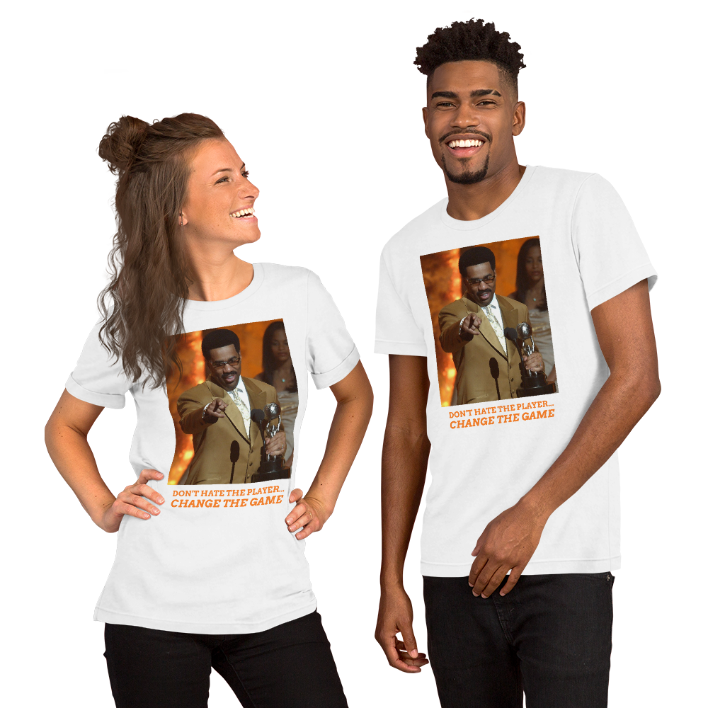 
                  
                    Load image into Gallery viewer, Don&amp;#39;t Hate the Player - Unisex T-Shirt
                  
                