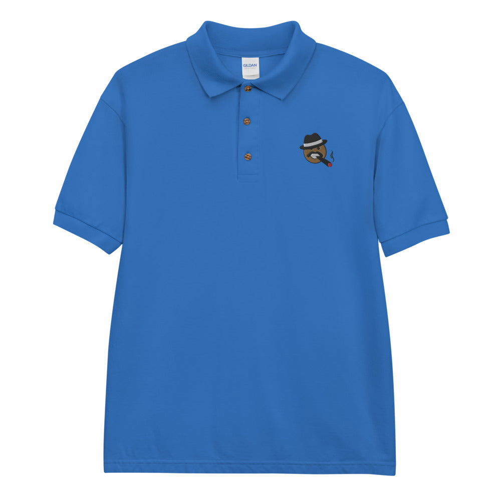 
                  
                    Load image into Gallery viewer, Steve Playin’ Emoji Embroidered Polo Shirt
                  
                