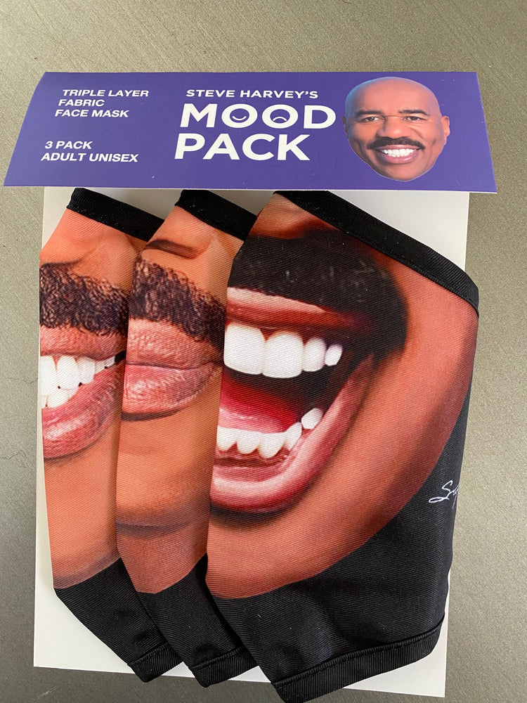 
                  
                    Load image into Gallery viewer, Steve Harvey Face Mask Mood Pack
                  
                
