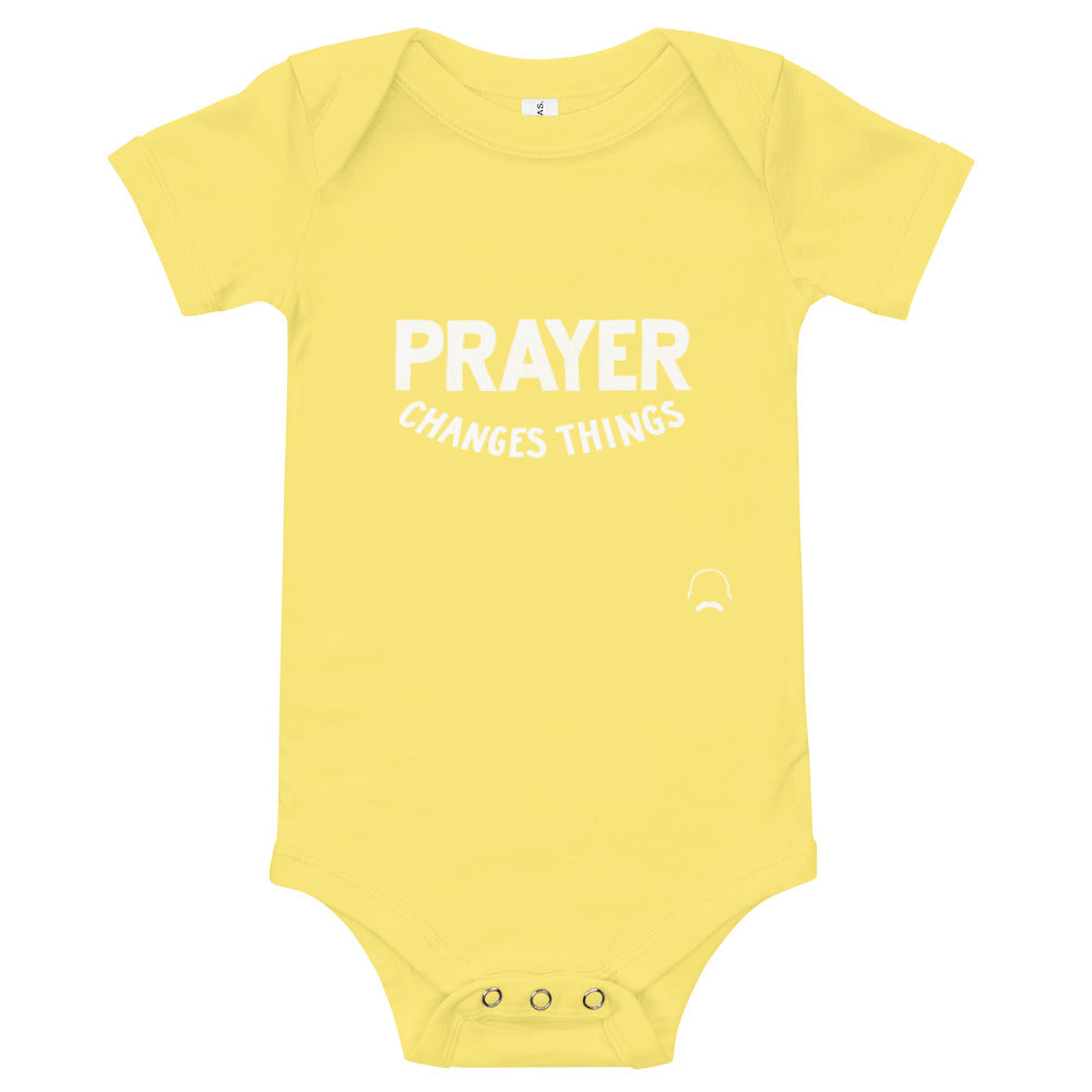 
                  
                    Load image into Gallery viewer, Prayer Changes Things Onesie
                  
                