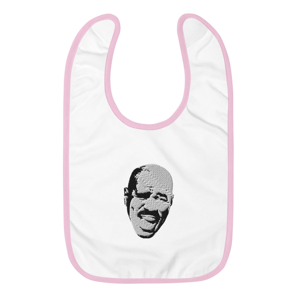 
                  
                    Load image into Gallery viewer, Steve Harvey Mood Embroidered Baby Bib
                  
                