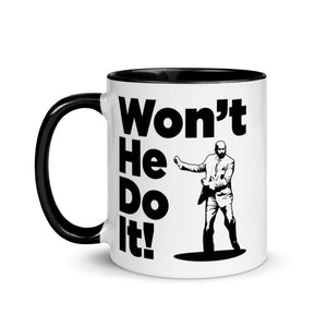 
                  
                    Load image into Gallery viewer, Won&amp;#39;t He Do It! He Will! Steve Harvey Dancing Mug 
                  
                