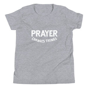 
                  
                    Load image into Gallery viewer, Prayer Changes Things Youth T-Shirt
                  
                
