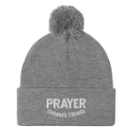 Steve Harvey Beanie Prayer Changes Things Gray