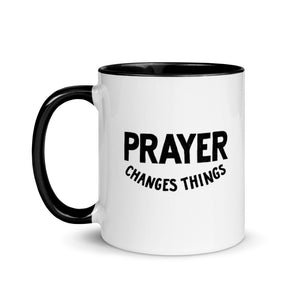 
                  
                    Load image into Gallery viewer, Prayer Changes Things Steve Harvey White Coffee Cup
                  
                
