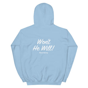 
                  
                    Load image into Gallery viewer, Won&amp;#39;t He Do It! Steve Harvey Double Sided Hoodie
                  
                