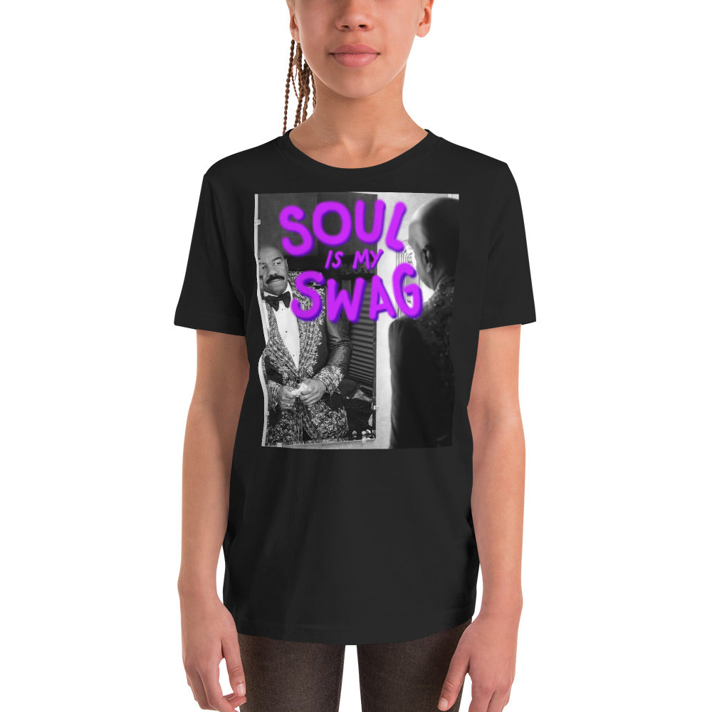 
                  
                    Load image into Gallery viewer, Steve Harvey Soul is my Swag Youth T-Shirt
                  
                