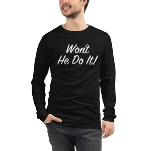 
                  
                    Load image into Gallery viewer, Steve Harvey Won&amp;#39;t He Do It! Long Sleeve Shirt
                  
                