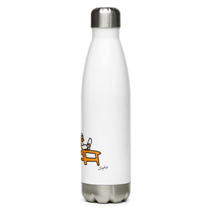 
                  
                    Load image into Gallery viewer, Steve Loungin&amp;#39; Emoji Stainless Steel Water Bottle
                  
                