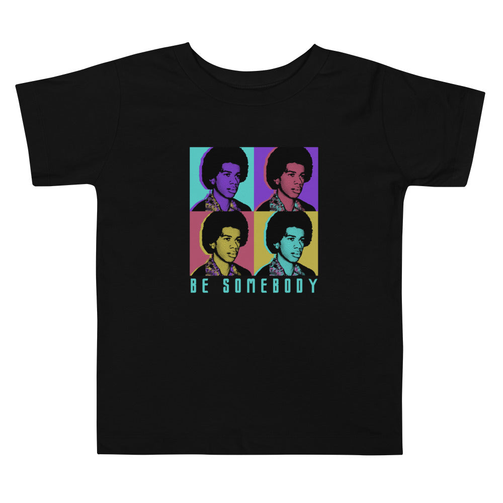 
                  
                    Load image into Gallery viewer, Steve Harvey &amp;#39;Be Somebody&amp;#39; Warhol Toddler T-Shirt
                  
                