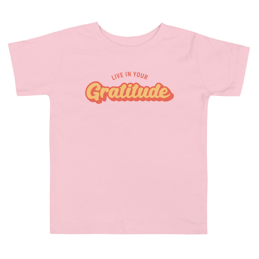 
                  
                    Load image into Gallery viewer, Retro Gratitude Limited Edition Design Toddler T-Shirt
                  
                
