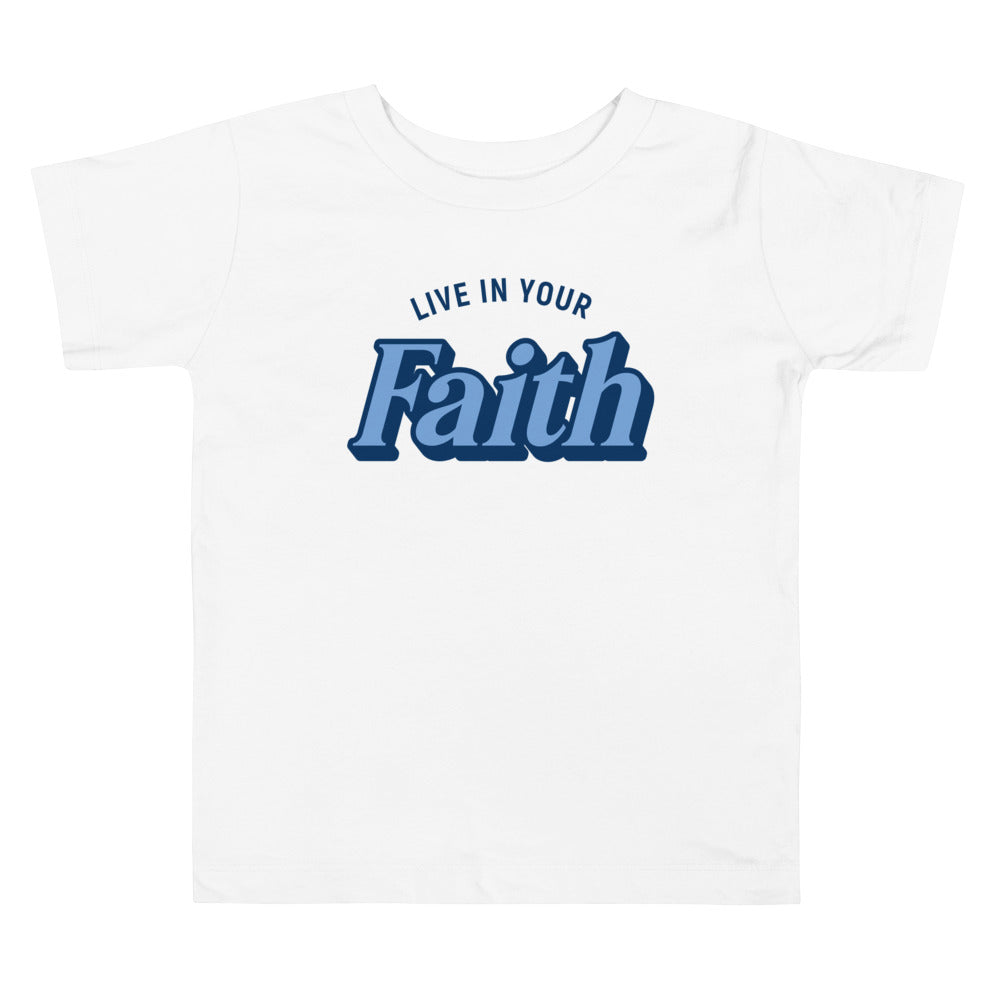 Retro Faith Limited Edition Design Toddler T-Shirt