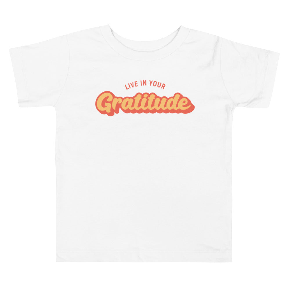 Retro Gratitude Limited Edition Design Toddler T-Shirt