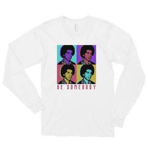 
                  
                    Load image into Gallery viewer, Steve Harvey &amp;#39;Be Somebody&amp;#39; Warhol Long Sleeve Shirt
                  
                