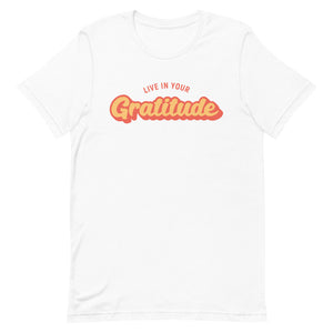 
                  
                    Load image into Gallery viewer, Retro Gratitude Short-Sleeve Unisex T-Shirt
                  
                