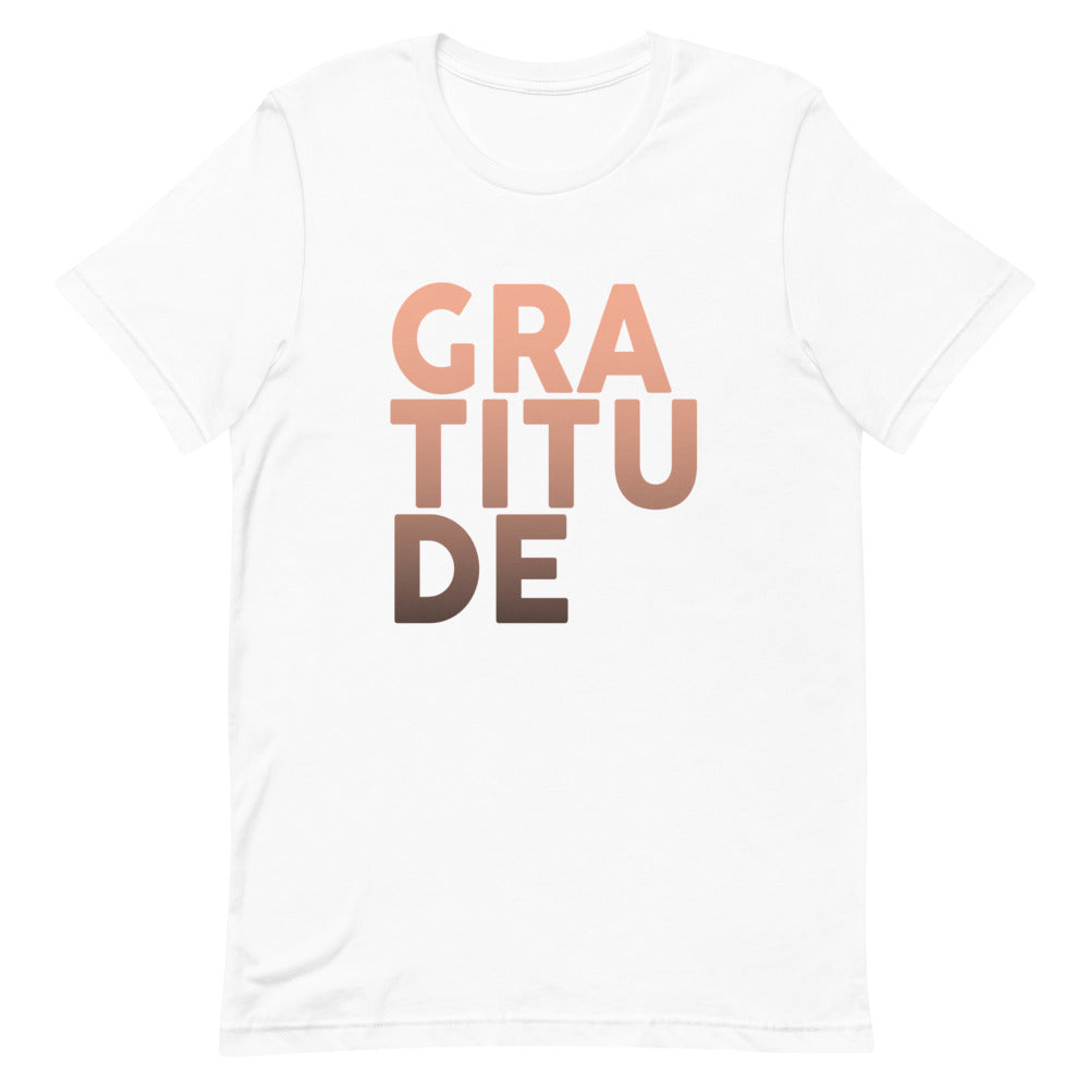 
                  
                    Load image into Gallery viewer, Ombre Gratitude Short-Sleeve Unisex T-Shirt
                  
                